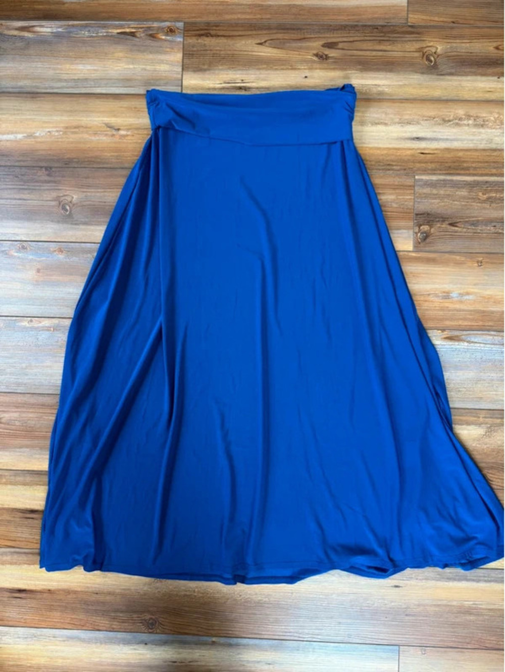 Lularoe blue maxi skirt size large